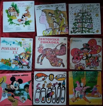 LP gramofonové desky - pohádky- - 9