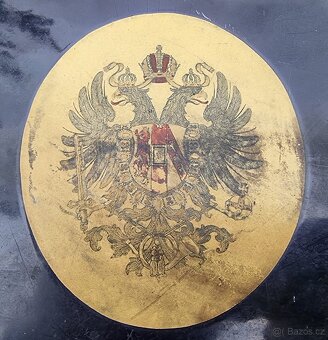 Smaltovana cedule C.K. POŠTOVNA R-U - 9