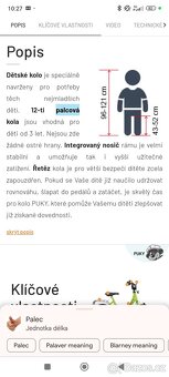 Prodám dětské kolo , odrážedla a sedačku na kolo - 9