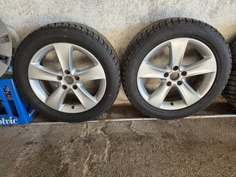 Alu kola 5 x 112 + zimní pneu - 9