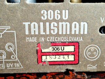 Staré rádio Tesla Talisman 306U - 9