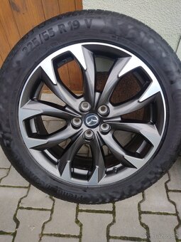 ALU kola Mazda 5x114,3 R19 pneu continental - 9
