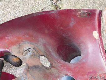 Spodní vrchní díl světla maska Jawa velká kývačka 250 350 - 9