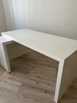Psací stůl IKEA Malm s výsuvnou deskou - 9