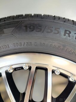 Letní Dotz 6,5Jx15 5x100 ET35 pneu Barum 195/55R15 -TOP stav - 9