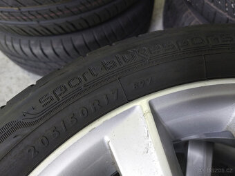 Originál alu kola 17" na Škoda Scala letní - 9