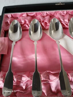 STAROZITNE STRIBRNE PRIBORY RAKOUSKO-UHERSKO - 9