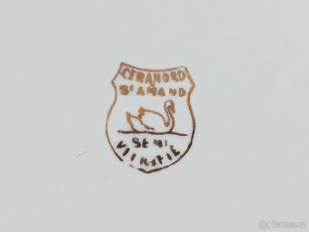 KAMENINOVÝ TÁC CÉRANORD ST. AMAND FRANCIE Z LET 1940–1955 - 9