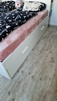 BRIMNES Rám postele s úl. prostorem a čelem - 9