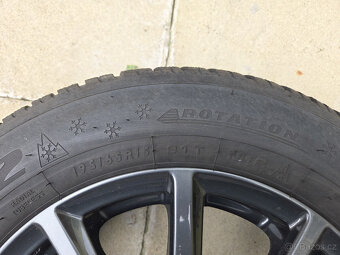 4x zimní pneu Pirelli 195/65 R15 91H + ALU disky RIAL MILANO - 9