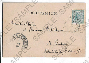 pohlednice Kácov, severní Morava, Semily, Letiny, Rataje - 9