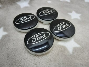 Středové krytky Ford, 54x52mm Černé - 9