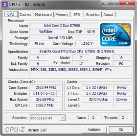 Intel Pentium E5700 2x3Ghz / Intel C2D E7500 2x2.93Ghz s.775 - 9