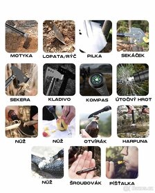 OUTDOOROVÁ, MULTIFUNKČNÍ SADA NÁSTROJŮ - KUFR - 9