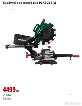 Kapovací pokosova pila Parkside PZKS 254 A1 - 9