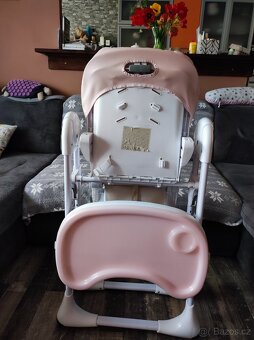 Jídelní židle Kinderkraft růžová - 9