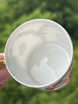 Starožitný mini šálek s podšálkem 50ml, Nymphenburg - 9