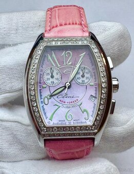 DÁMSKÉ NÁRAMKOVÉ HODINKY ELINI S PŘÍRODNÍMI BRILIANTY - ETUE - 9