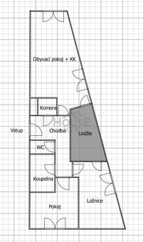 Prodej bytu 3+kk, 78,3 m2, Praha 5 - Hlubočepy., ev.č. 00670 - 9