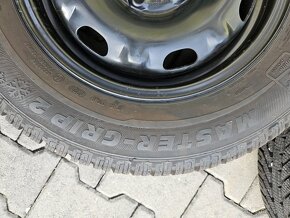 5x100 14 5J ET38 plechové disky VW vč.zimních pneu - 9