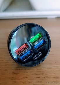 NOVÉ   Nabíječka do auta + držák na mobil magnetický - 9