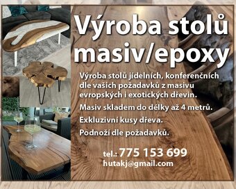 Výroba stolu masiv epoxi - 9