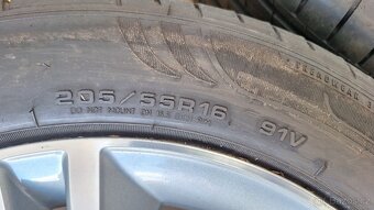 Alu kola Ford 16" 5x108 letní pneu 205/55 R16 7-8mm Focus - 9