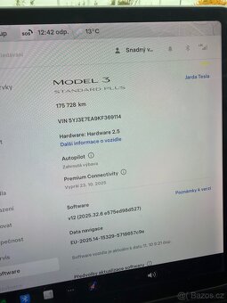 Tesla 3 tažné, sr+ 225kw - 9