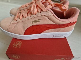 Oranžové kožené tenisky PUMA vel. 39 - 9