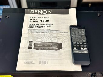 DENON DCD-1420 (r.1989) dálka, manuál, pěkný stav - 9