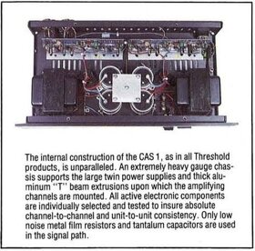 THRESHOLD CAS-1 CASSCODE DUAL MONO POWER AMPLIFIER - 9