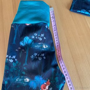NOVÉ- handmade Soft kalhoty +čepice Unuo- 86 + S - 9