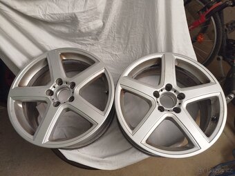 Prodám alu disky Mercedes 5 X 112 r 17 - 9