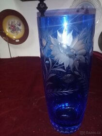 Starožitná váza brus - 9