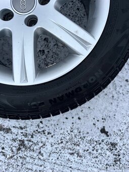 Zimní sada kol 16" originál Audi A6 + 205/60 R16 Nokian 8mm - 9