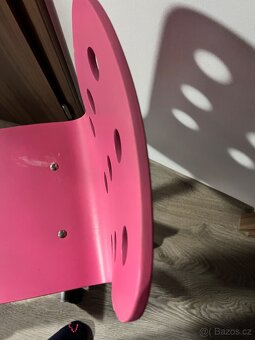 Psací stůl židle růžova a modra a ikea - 9