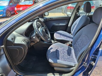 Peugeot 206 1.2i 44KW Tažné, Nové v ČR, 5Dveří - 9