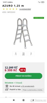 Nadzemní bazén Florida Premium 2x4x1,22 m s příslušenstvím - 9