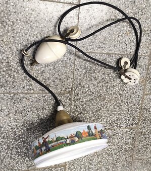 krásný starožitný kompletní stahovací lustr 3 - 9