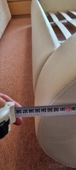 Designová manželská postel + noční stolky - 9