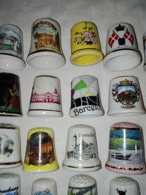 Kolekce porcelánových náprstků s obrázky 99 ks - 9