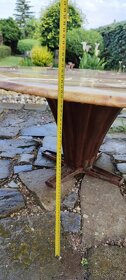 Mramorový konferenční stůl průměr 130cm - 9