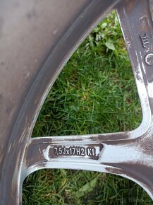 Alu kola BORBET 225/50 R17, pneu letní - 9