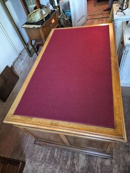 LUXUSNÍ STAROŽITNÝ PSACÍ STŮL - PROSTOROVÝ - 9