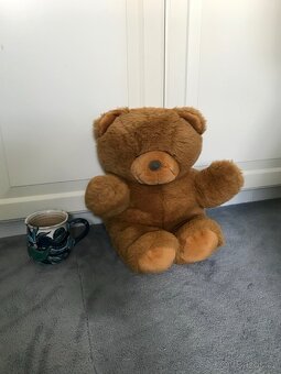 velké  RŮŽOVÝ králík 70cm+další velké hračky, žirafa polštář - 9