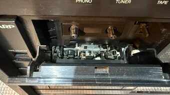 Věž SHARP W800H gramo, tape, CD, repro - 9