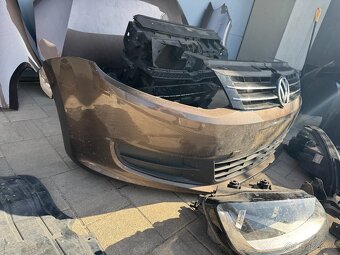 VW Sharan 7N kapota nárazník světlo blatník chladičová stěna - 9