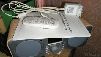 Rádio s Wifi a Bluetooth - světlé, béžovo-stříbrné - 9