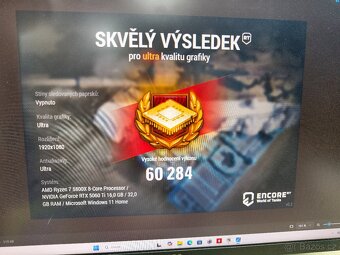 Herní 8jádro Ryzen 7 5800X, RTX5060Ti 16GB, 32GB - záruka - 9