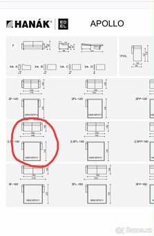 EDEL APOLLO pohovka s unikátním rozkládacím systémem - 9